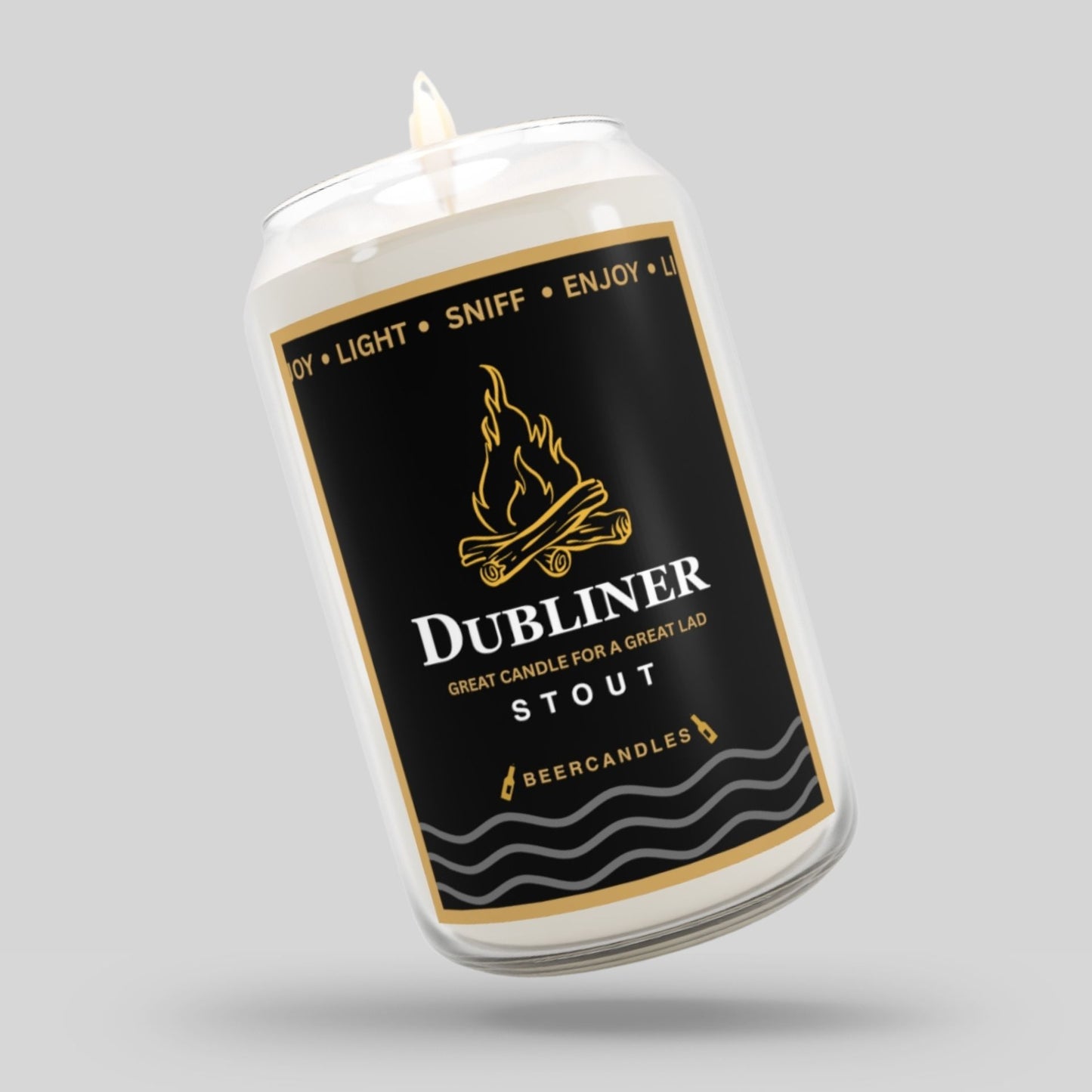 Dubliner Beer Candle
