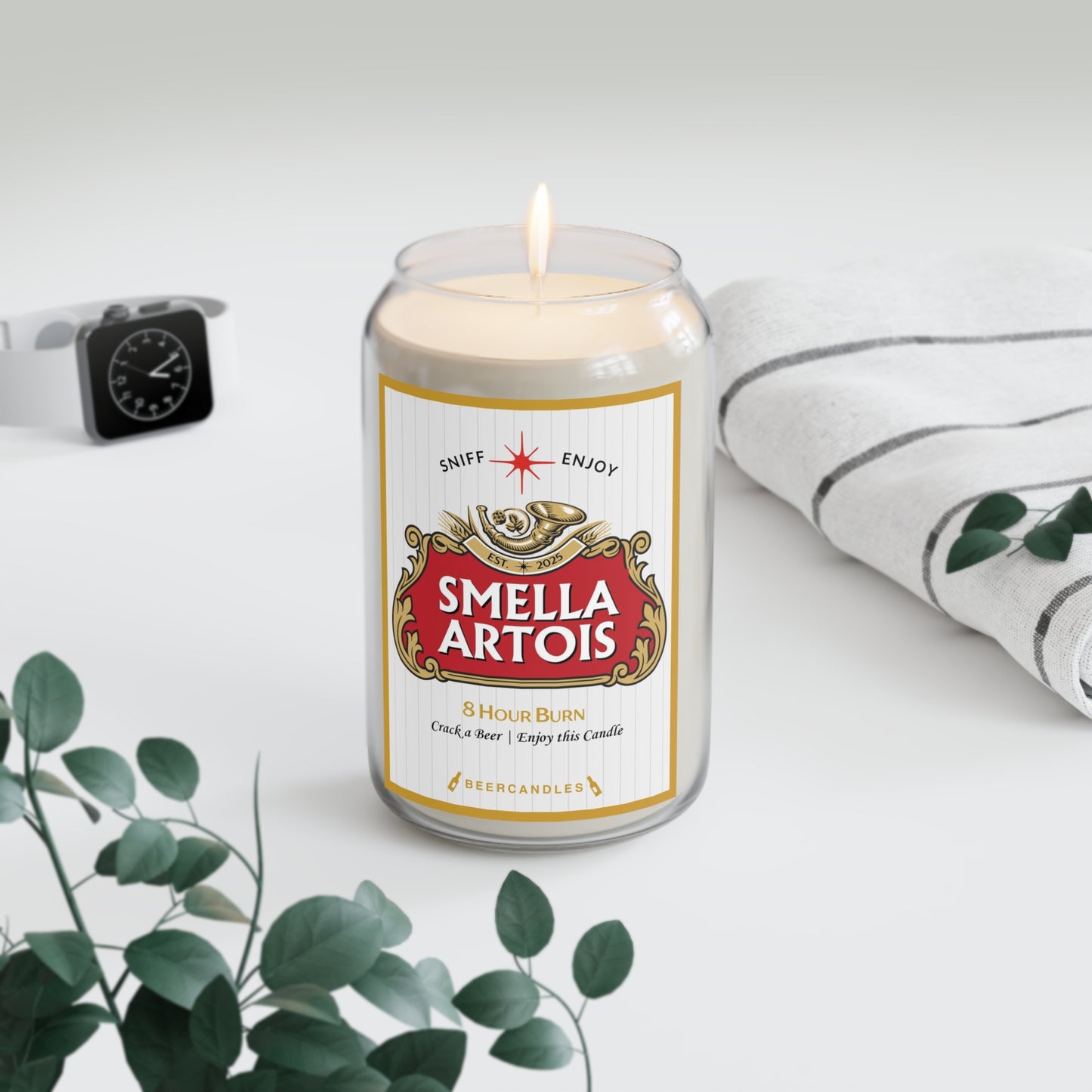 Smella Artois Beer Candle