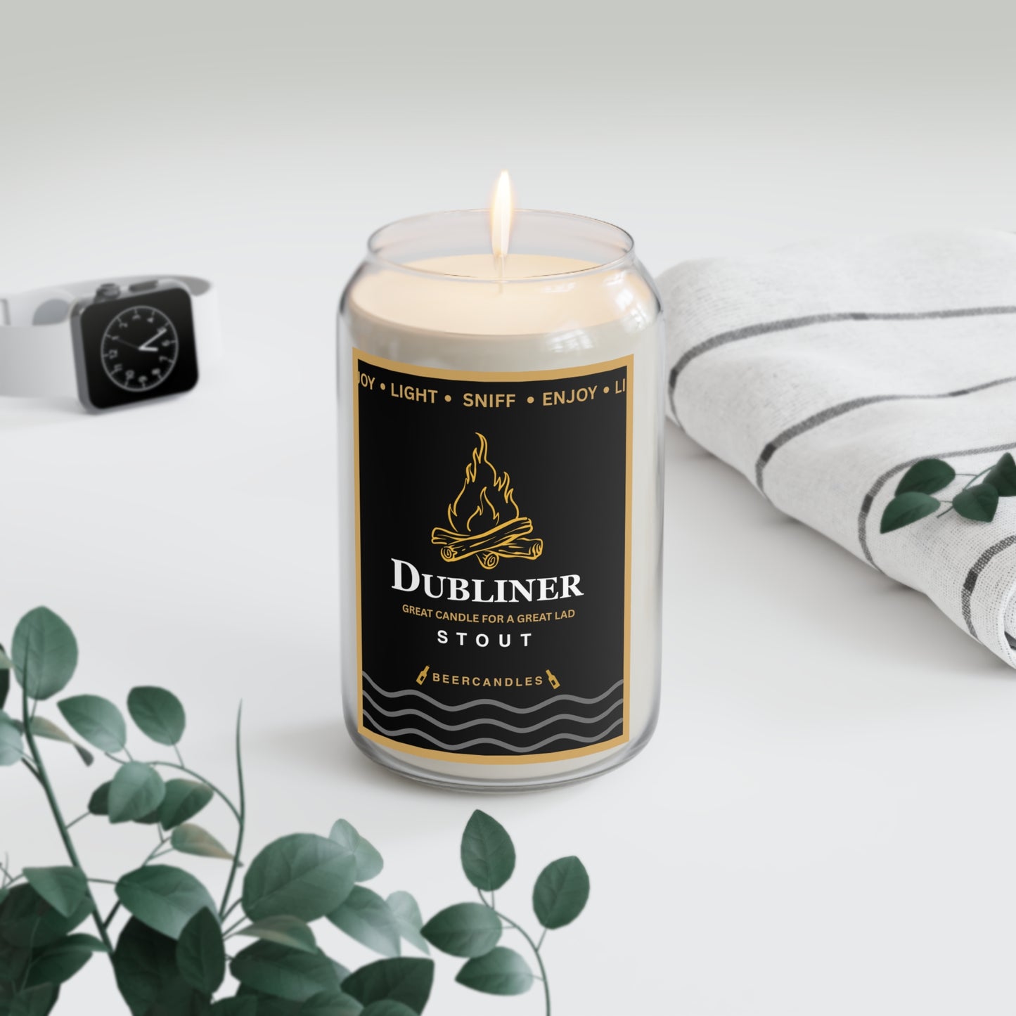 Dubliner Beer Candle