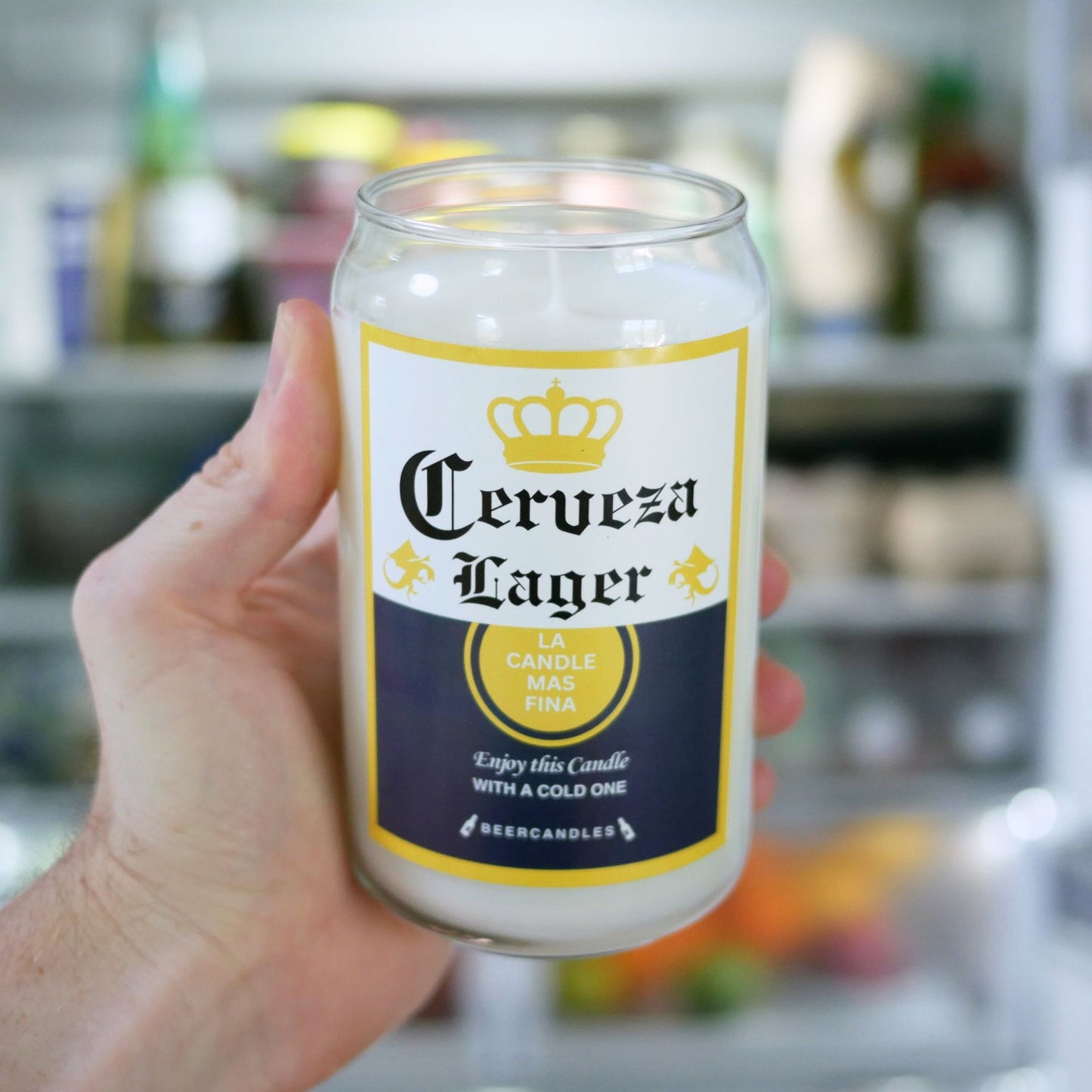 Burnweiser Beer Candle