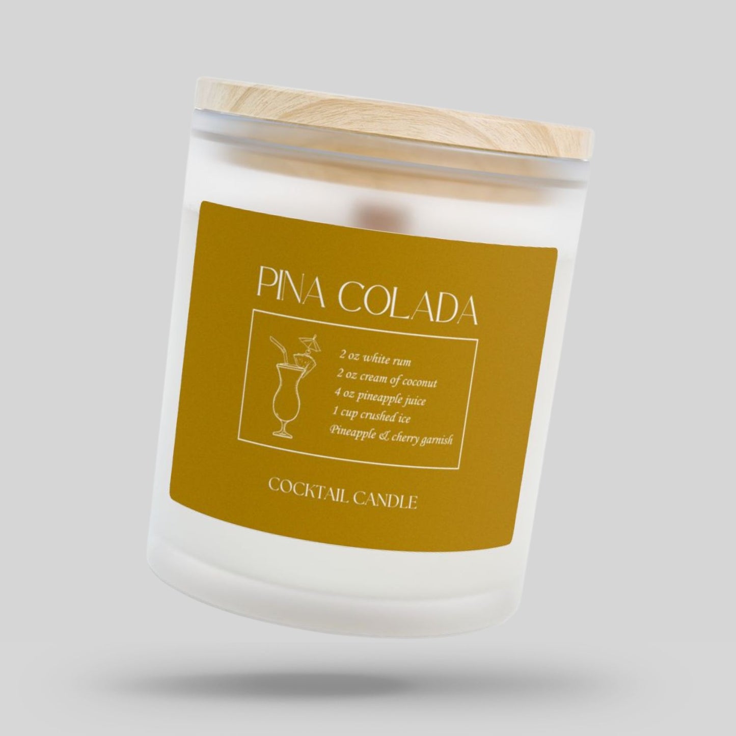 Pina Colada Cocktail Candle