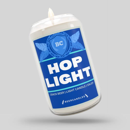 Hop Light Beer Candle