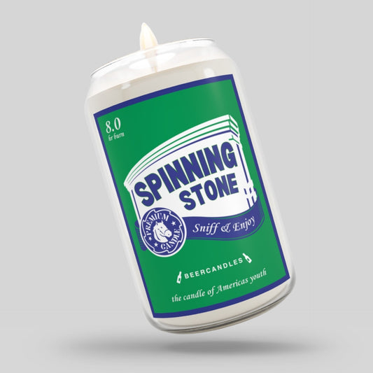 Spinning Stone Beer Candle