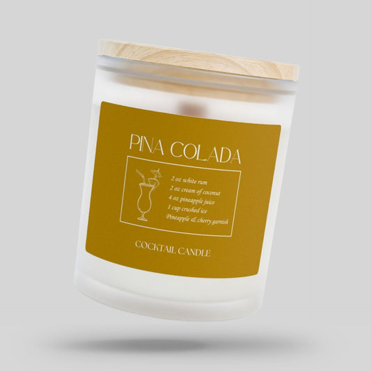 Pina Colada Cocktail Candle