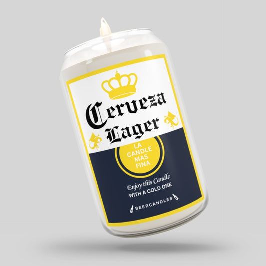 Cerveza Lager Beer Candle